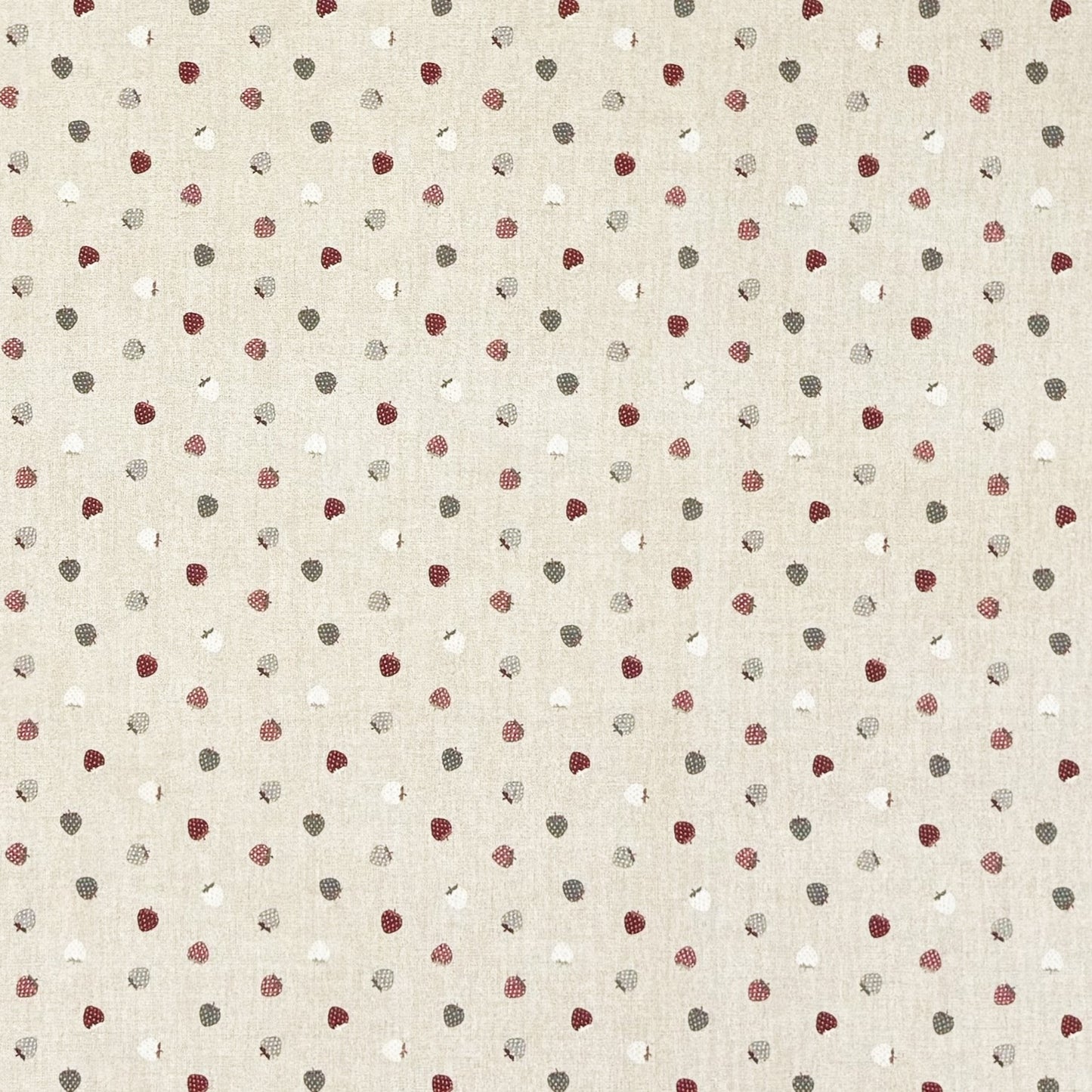 Baumwoll Tischdecke Erdbeeren