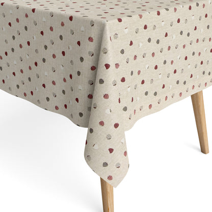 Baumwoll Tischdecke Erdbeeren
