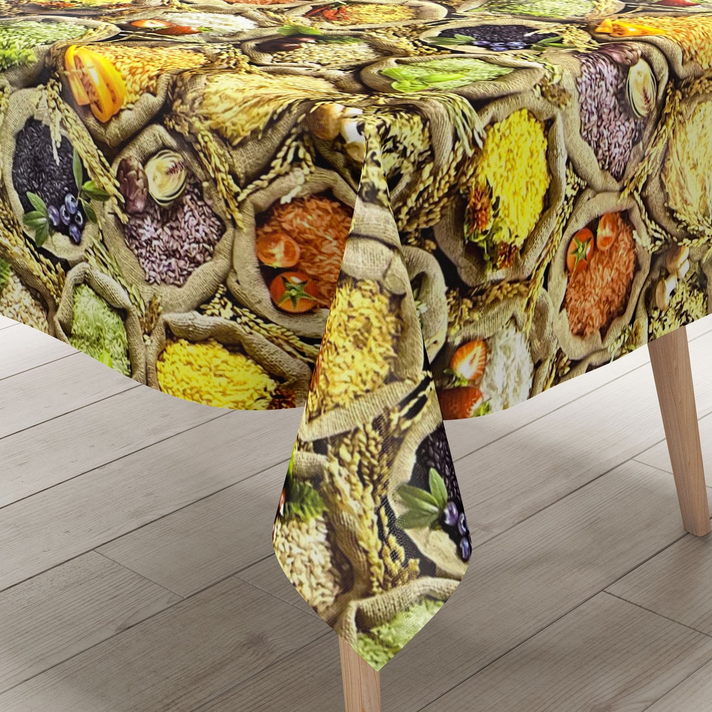 Oilcloth roll sold by the meter roll G390 Rice Risotto