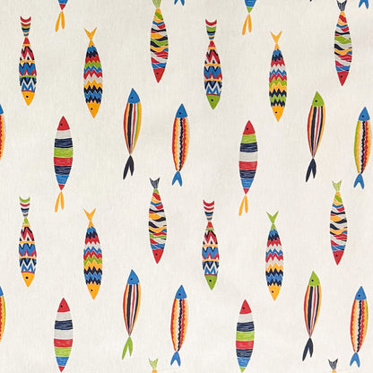 Baumwoll Tischdecke bunte Fische