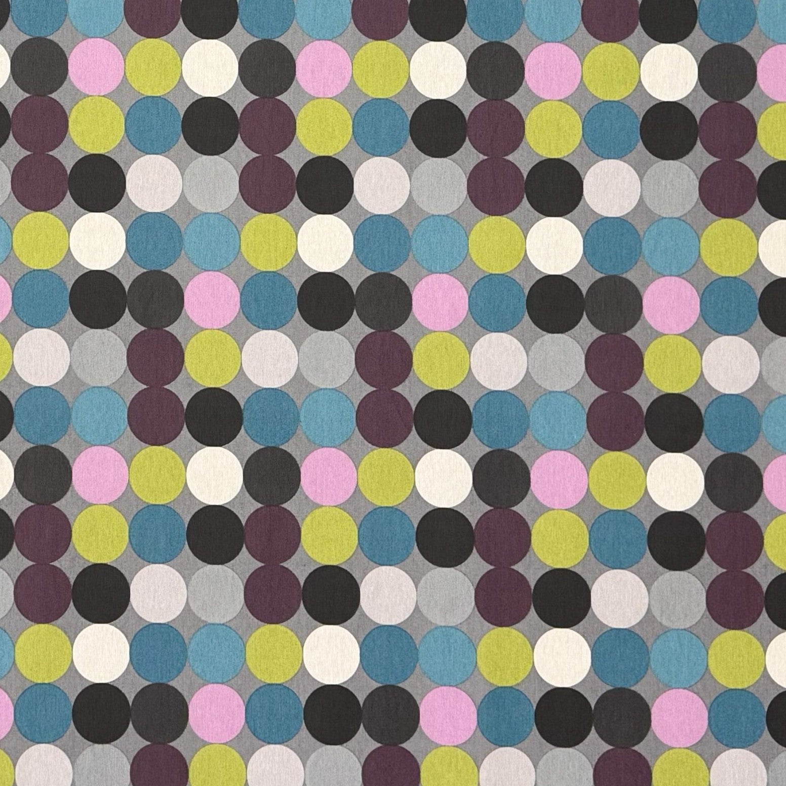 Baumwoll Tischdecke bunte Punkte