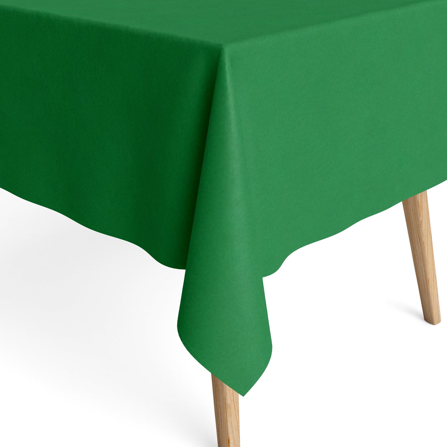 Jacquard Tischdecke einfarbig grün