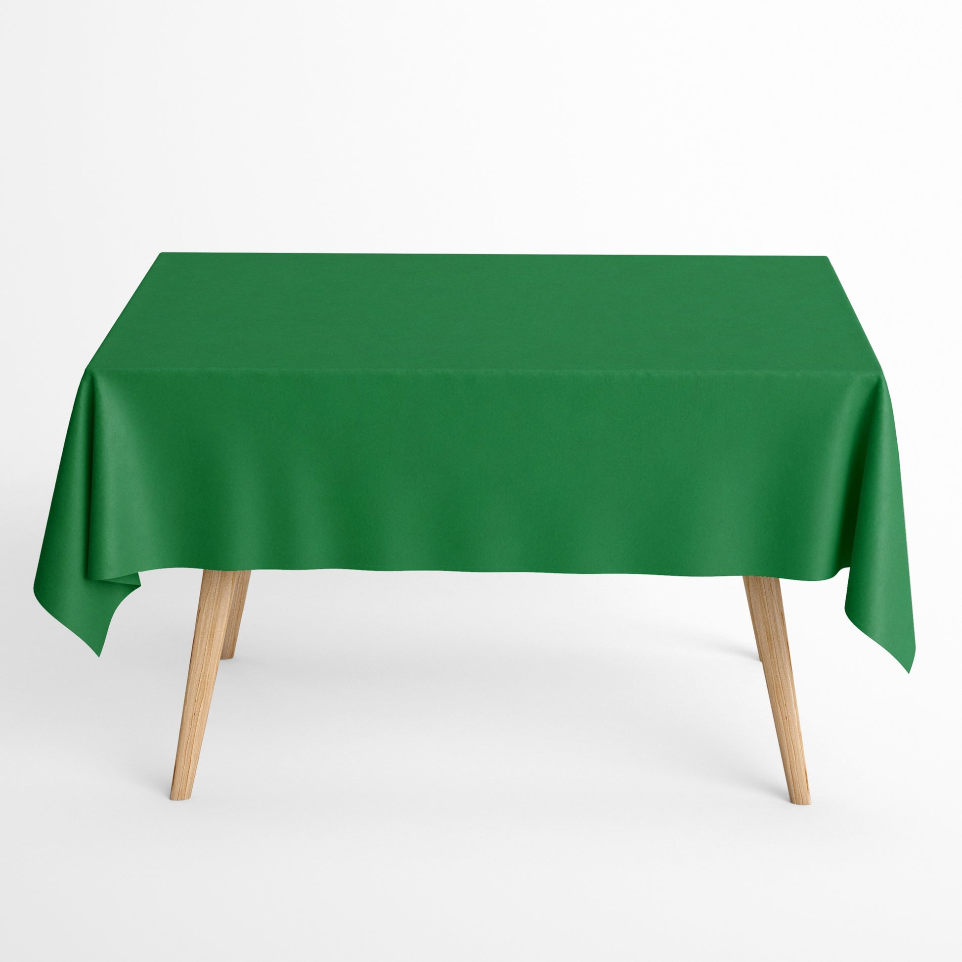 Jacquard Tischdecke einfarbig grün