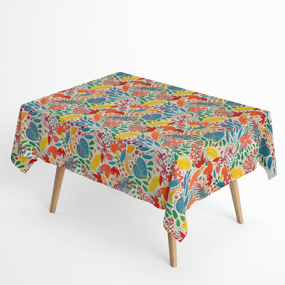 Baumwoll Tischdecke Dschungel