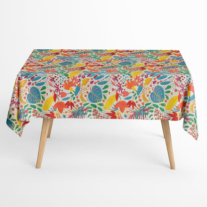 Baumwoll Tischdecke Dschungel