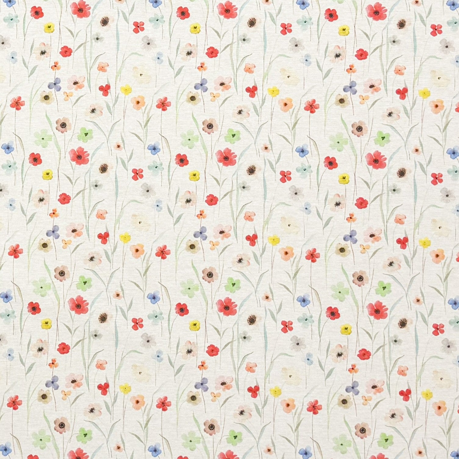 Baumwoll Tischdecke Blumenwiese