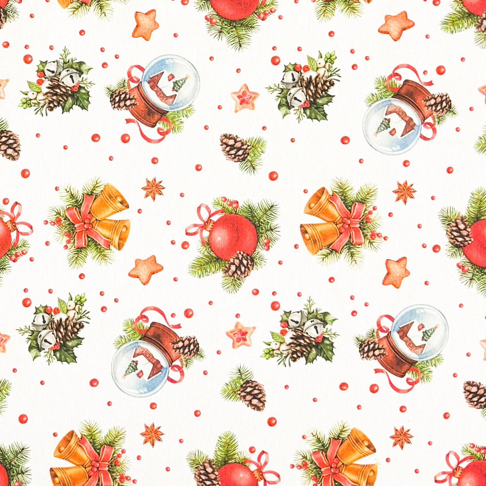 Baumwoll Tischdecke Weihnachten