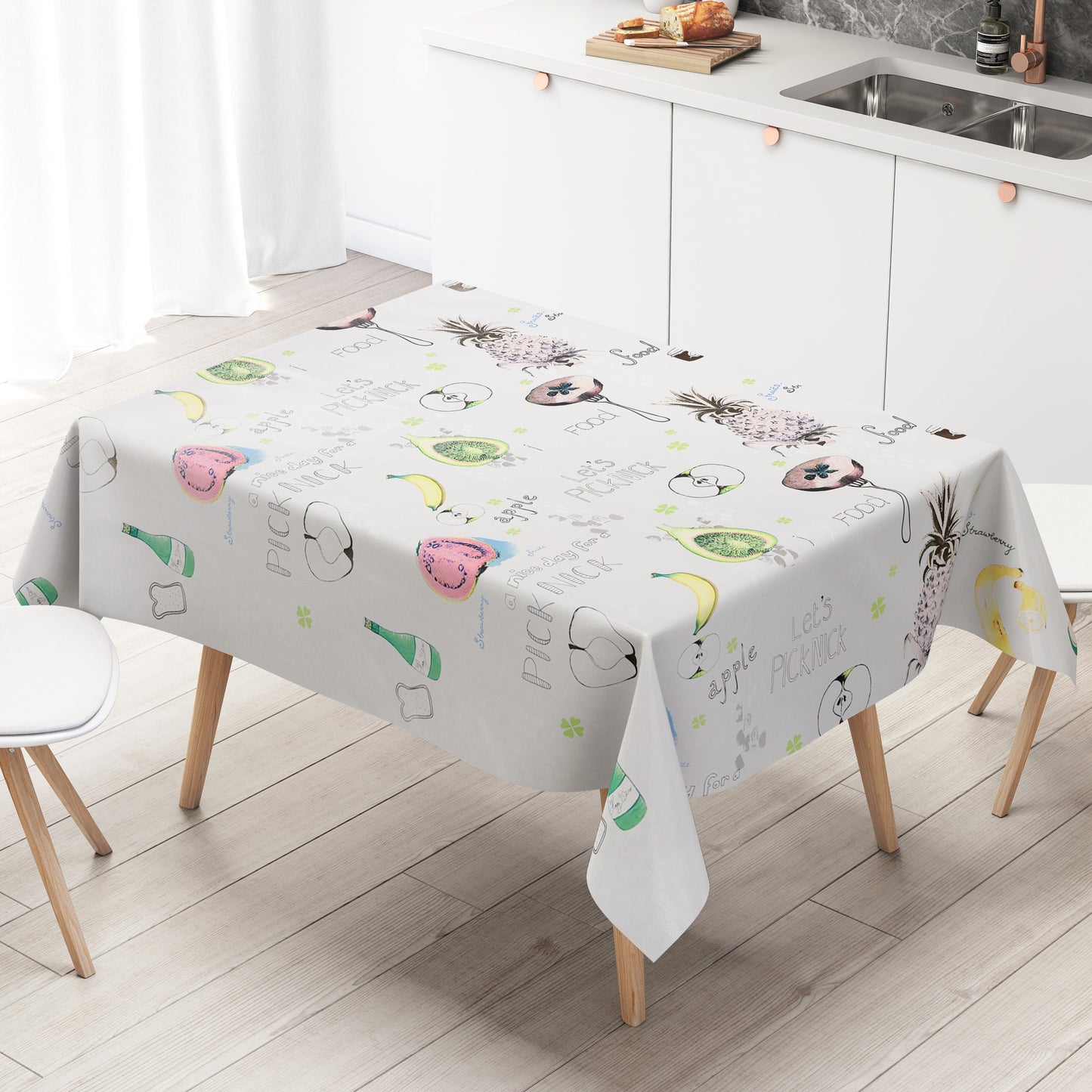 Wachstuch Tischdecke Obst und Früchte