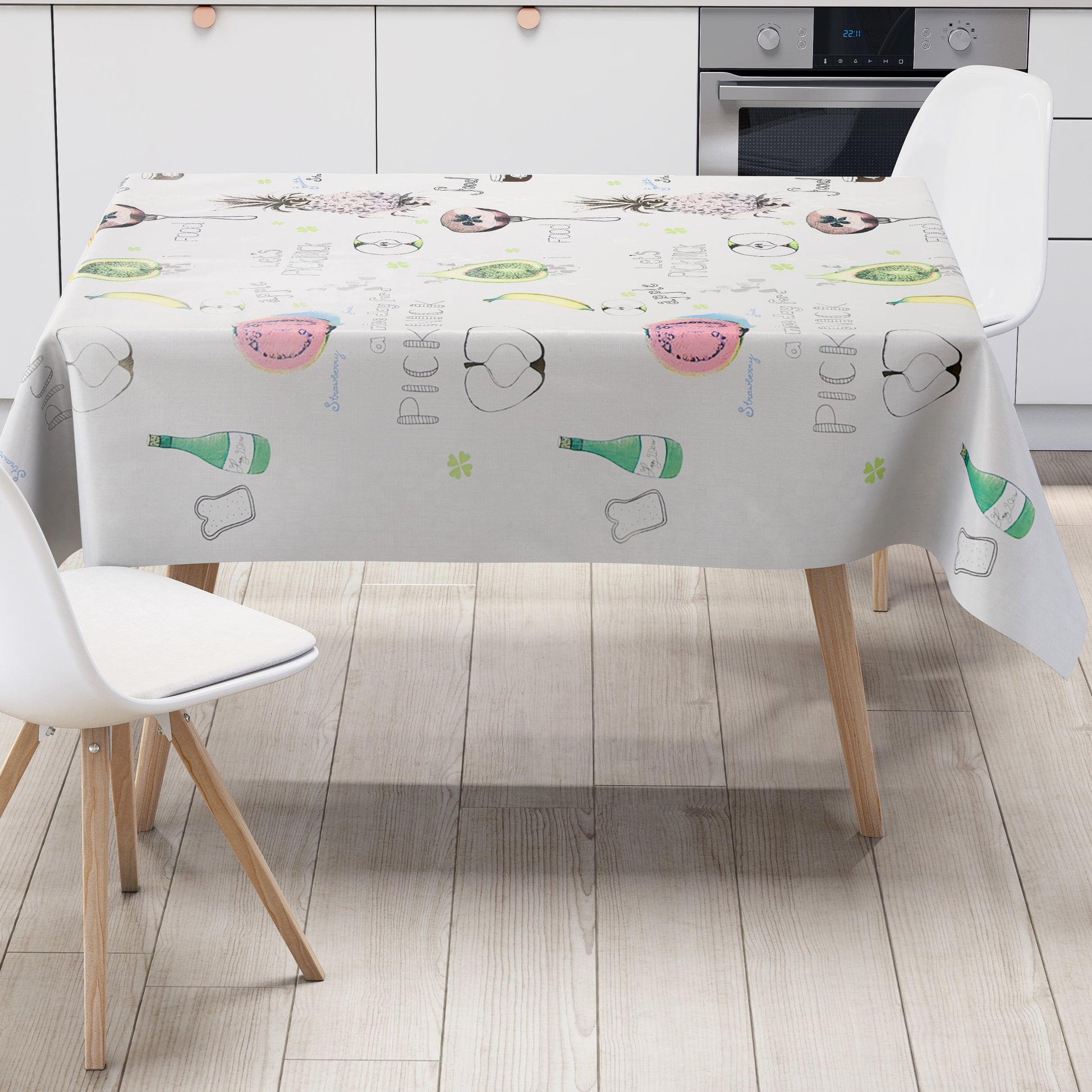 Wachstuch Tischdecke Obst und Früchte
