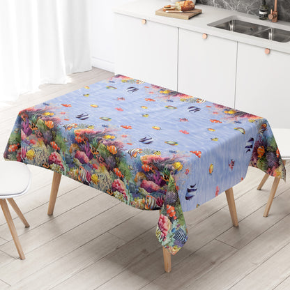 Wachstuch Tischdecke Korallen Meer