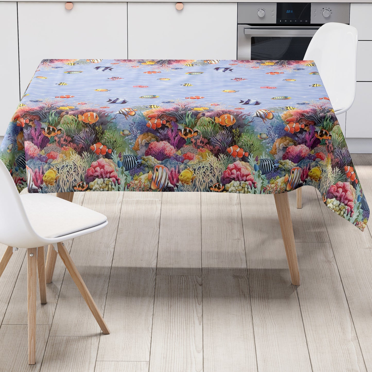 Wachstuch Tischdecke Korallen Meer