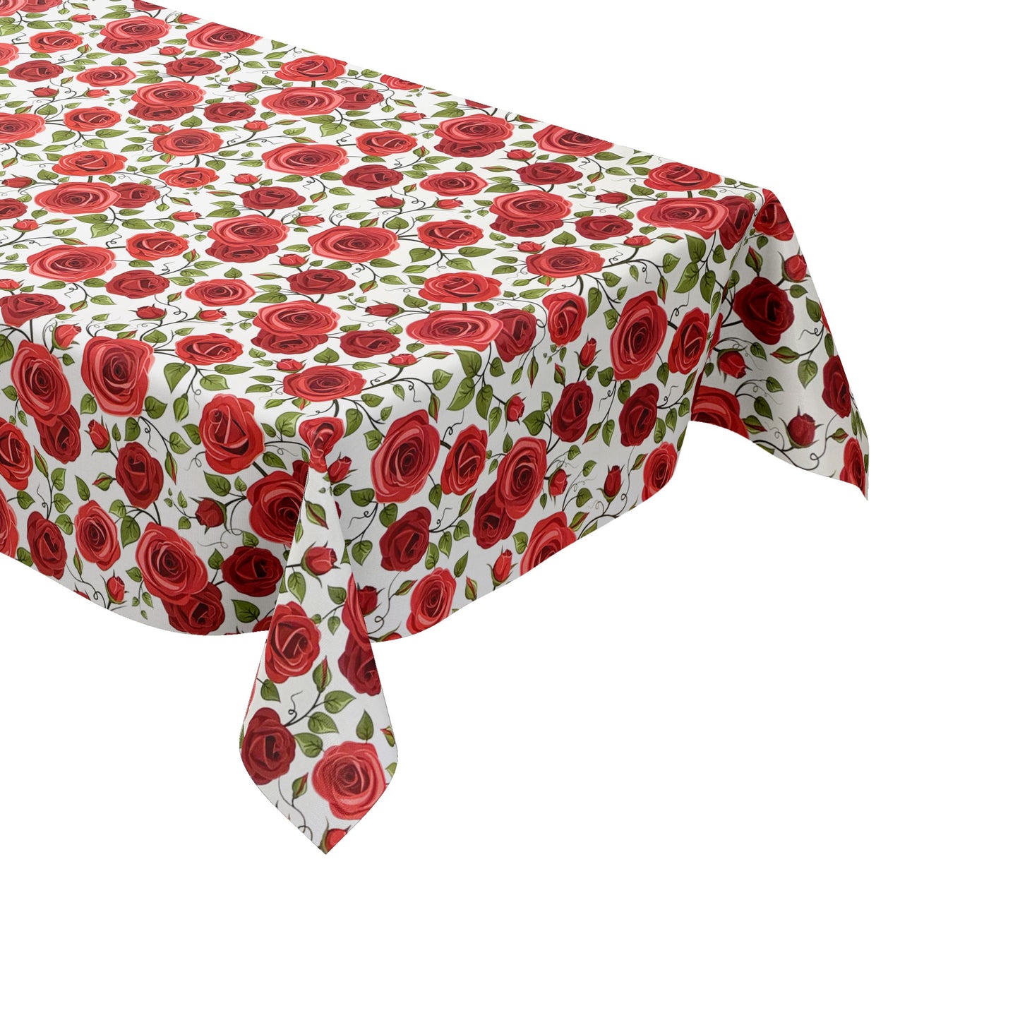Wachstuch Tischdecke rote Rosen