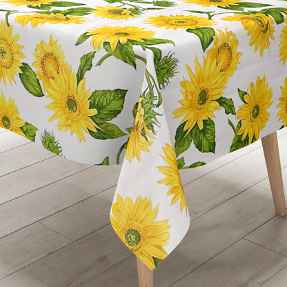 Nappe toile cirée vendue au mètre 01301-00 Pâques Lapin de Pâques Tulipes carrée ronde ovale