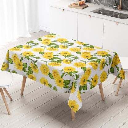 Nappe toile cirée vendue au mètre 01301-00 Pâques Lapin de Pâques Tulipes carrée ronde ovale