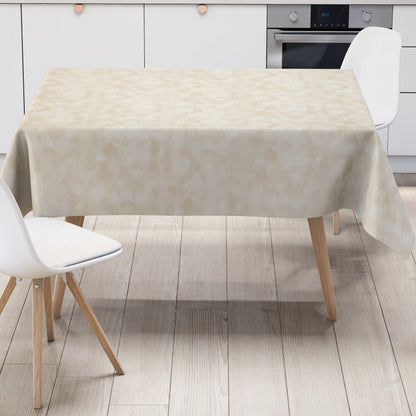 Wachstuch Tischdecke beige marmoriert