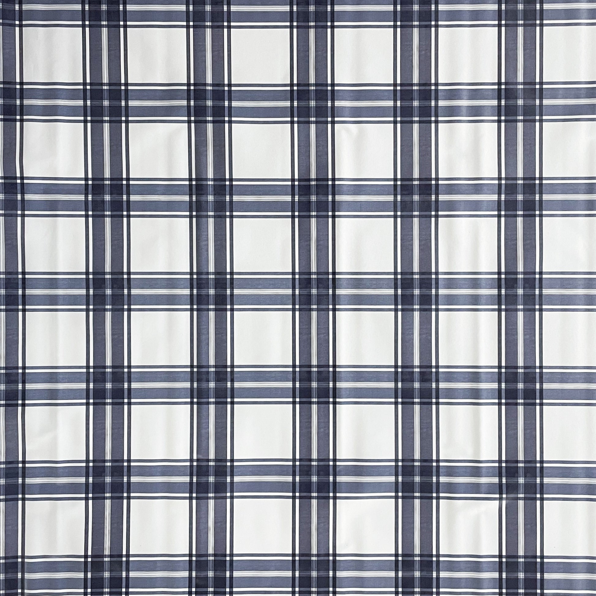 Wachstuch Tischdecke kariert blau