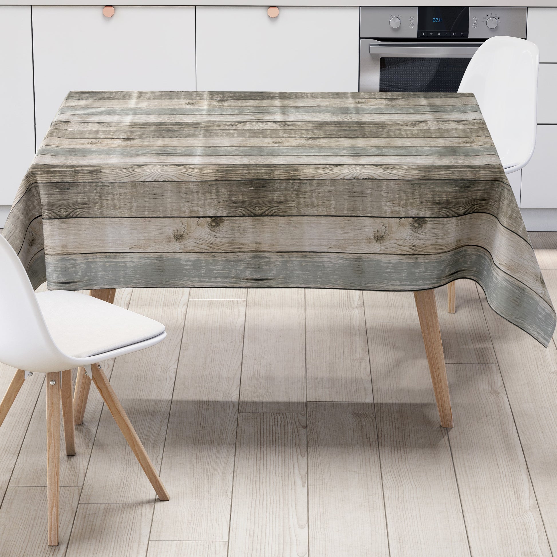 Wachstuch Tischdecke Holzdielen