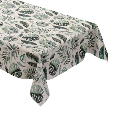 Nappe toile cirée vendue au mètre 01301-00 Pâques Lapin de Pâques Tulipes carrée ronde ovale