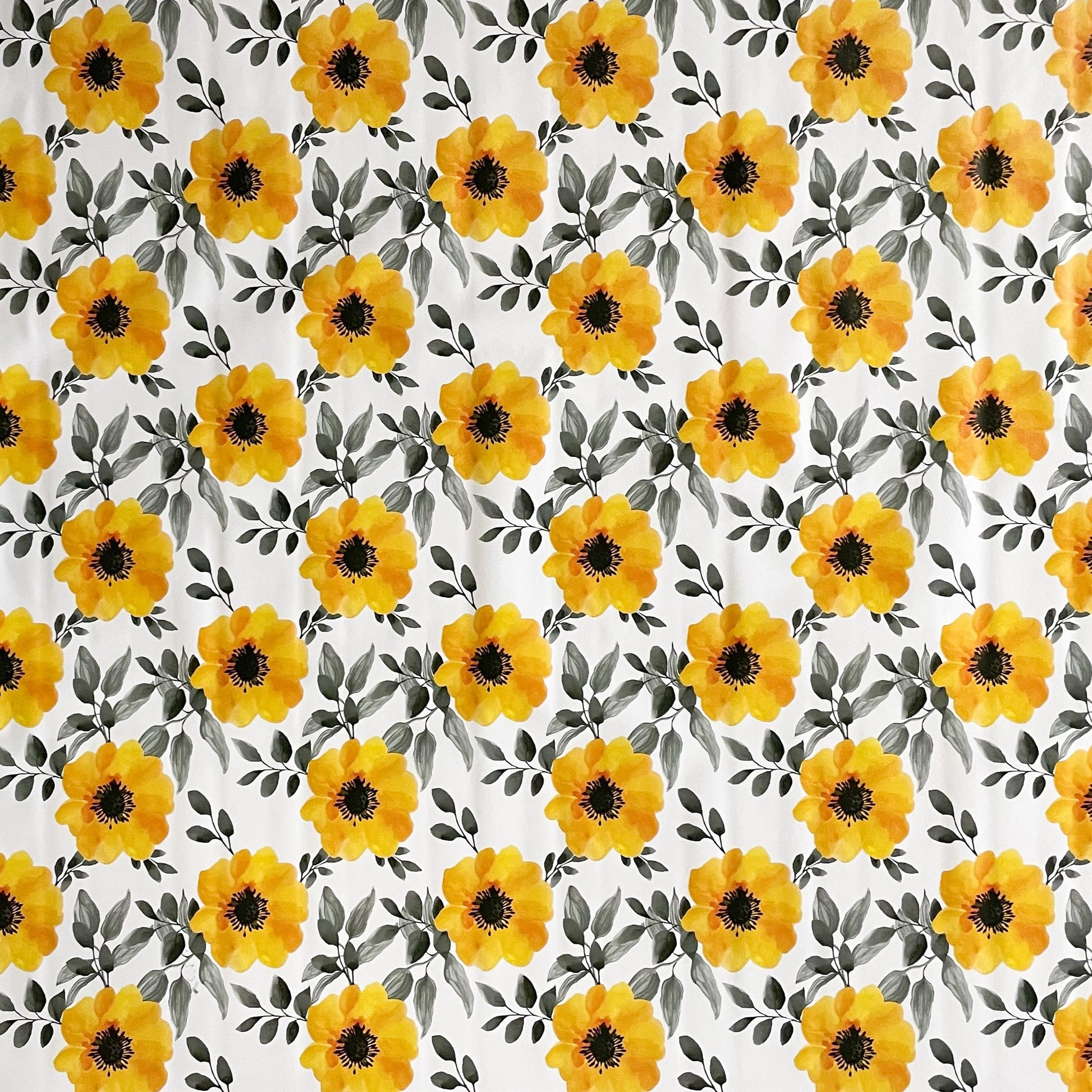 Wachstuchtischdecke gelbe Rosen