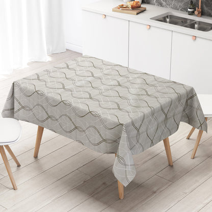 Wachstuch Tischdecke Linien