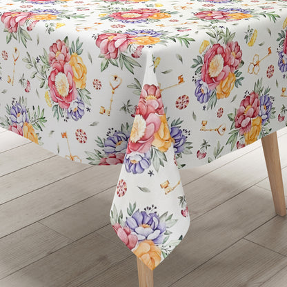 Wachstuch Tischdecke Rosen Blüten