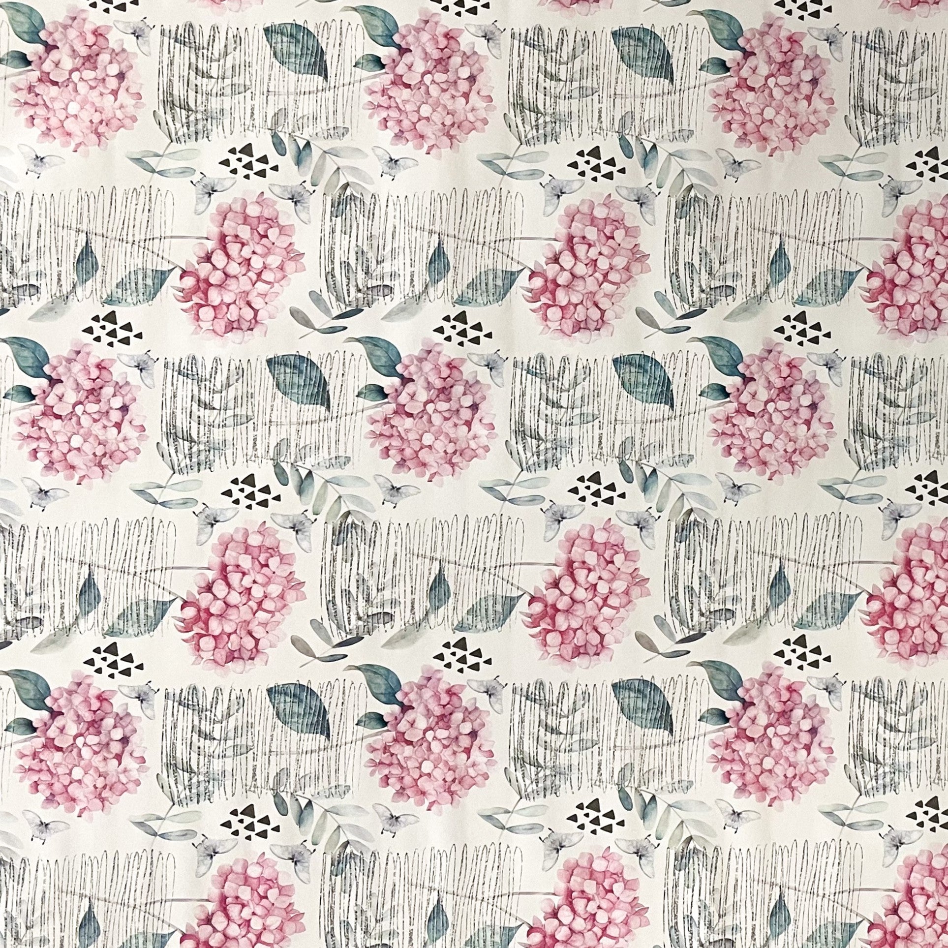 Wachstuch Tischdecke Hortensie