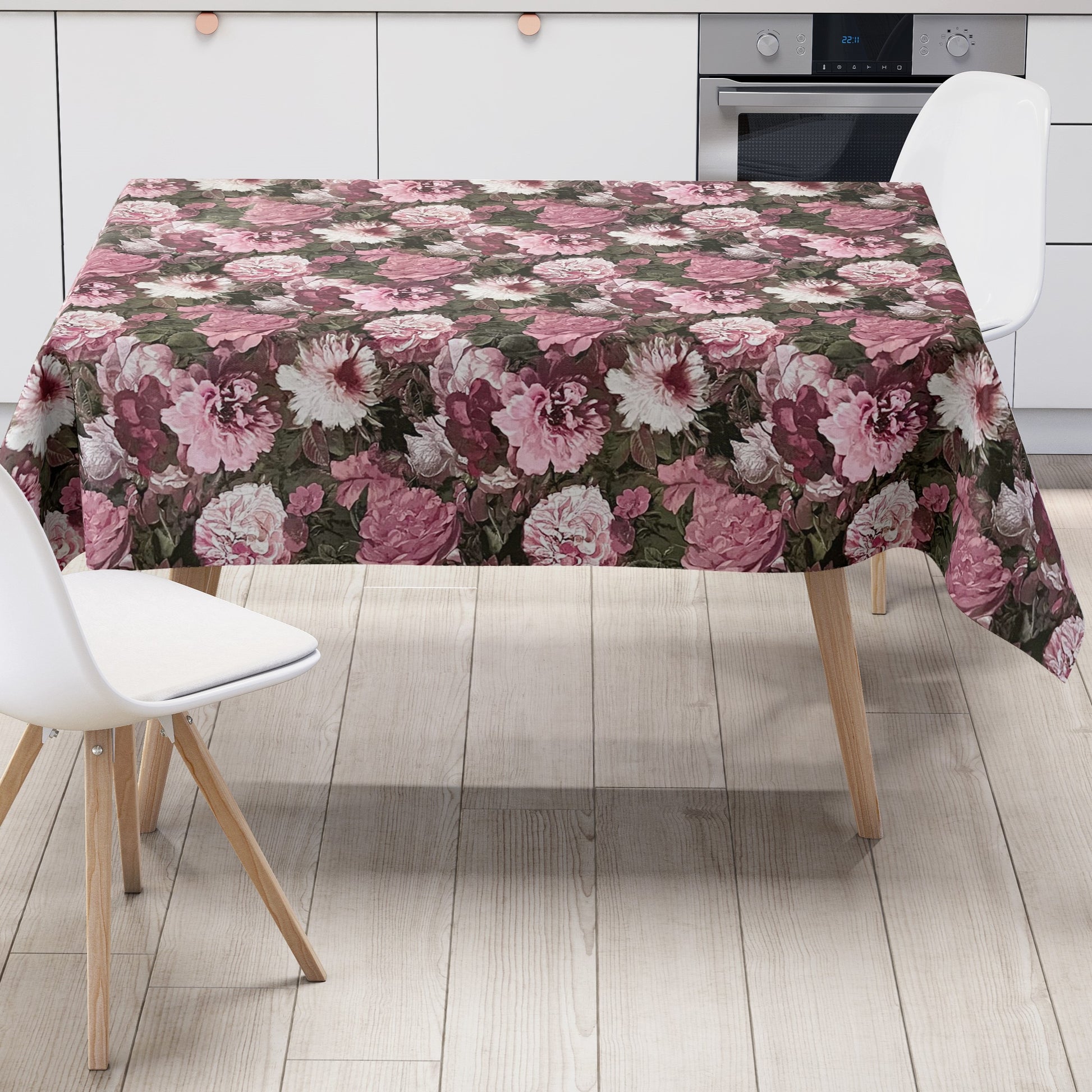 Wachstuch Tischdecke Pfingstrosen
