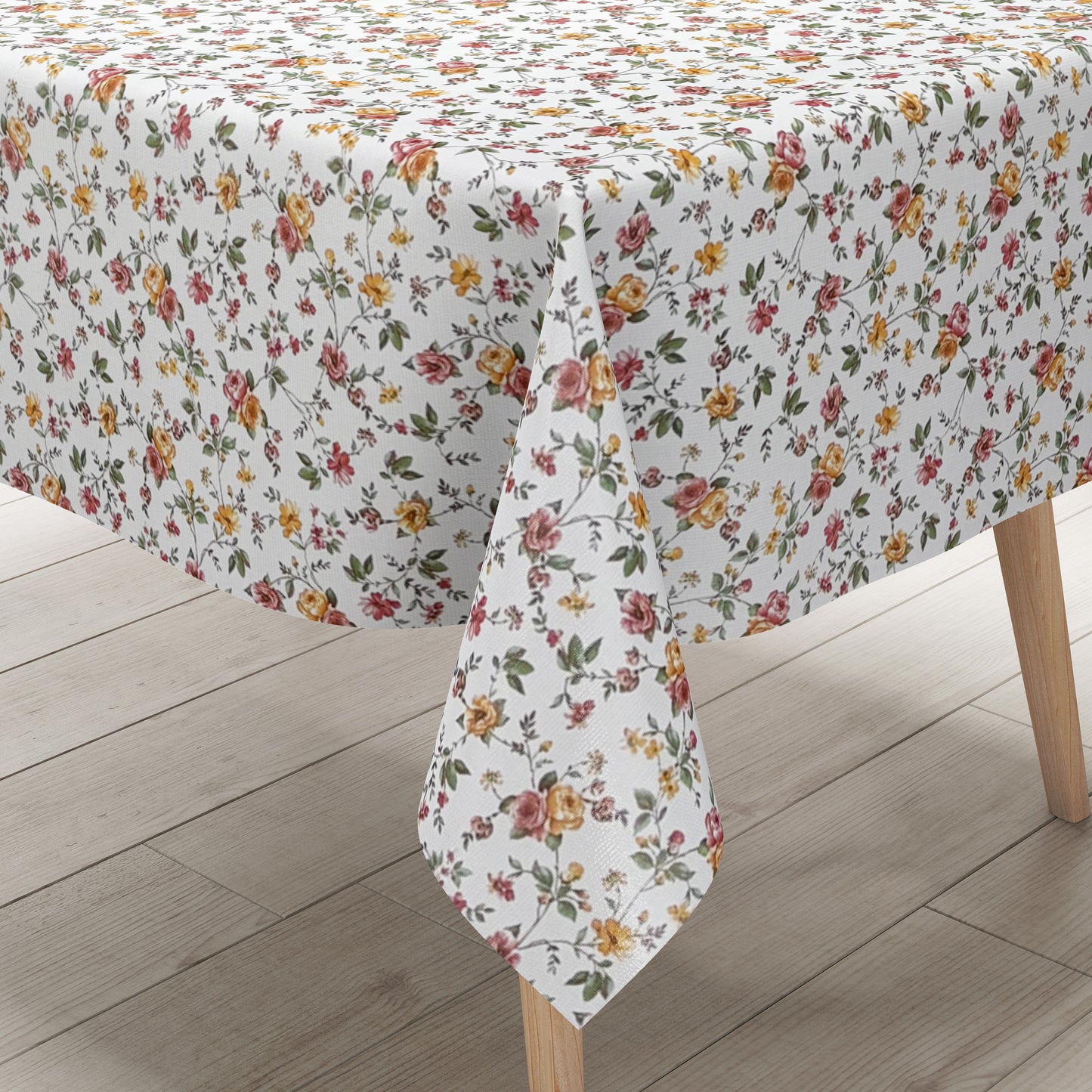 Wachstuch Tischdecke Blumenranken