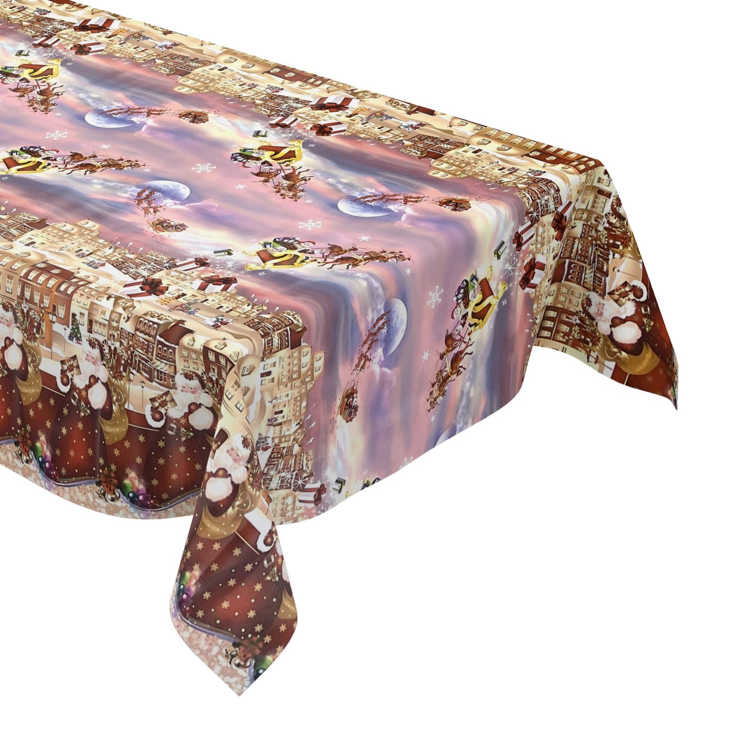 Rouleau de toile cirée Noël K25B Motif de bordure de boules de Noël