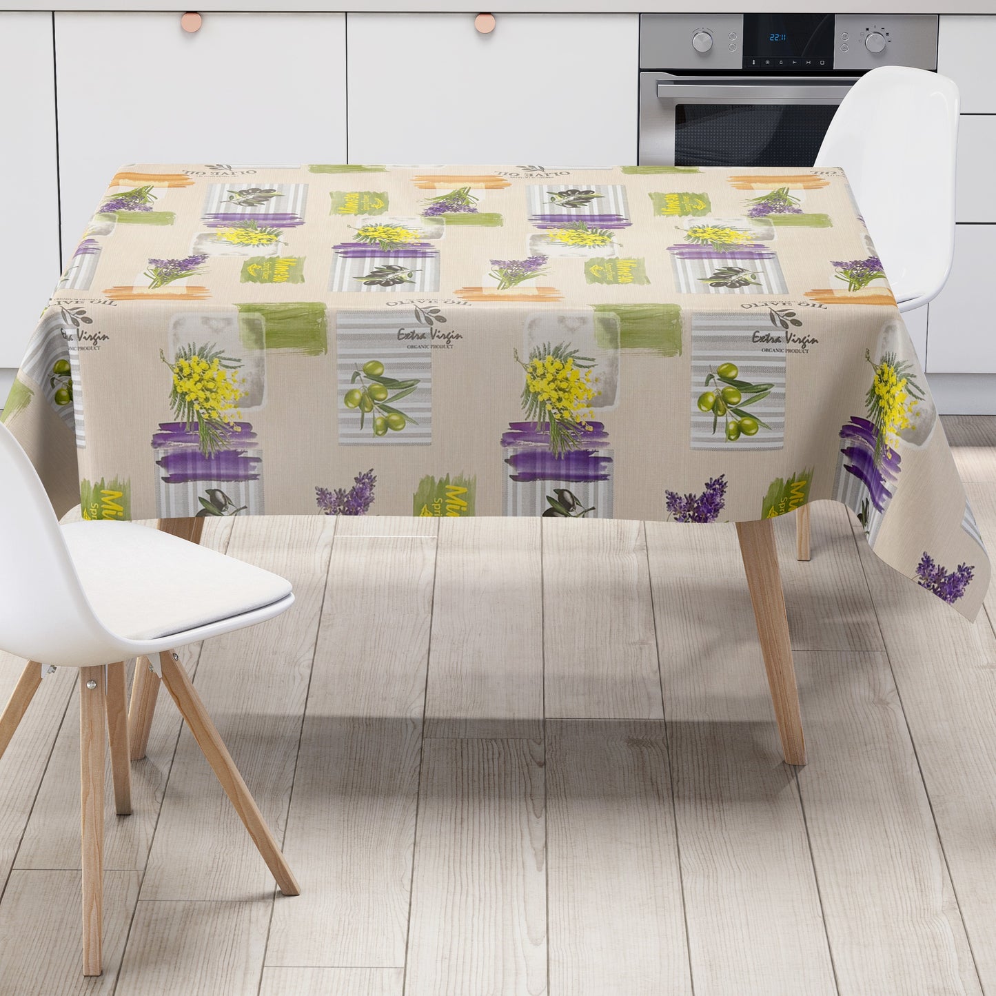 Wachstuch Tischdecke Oliven Landel