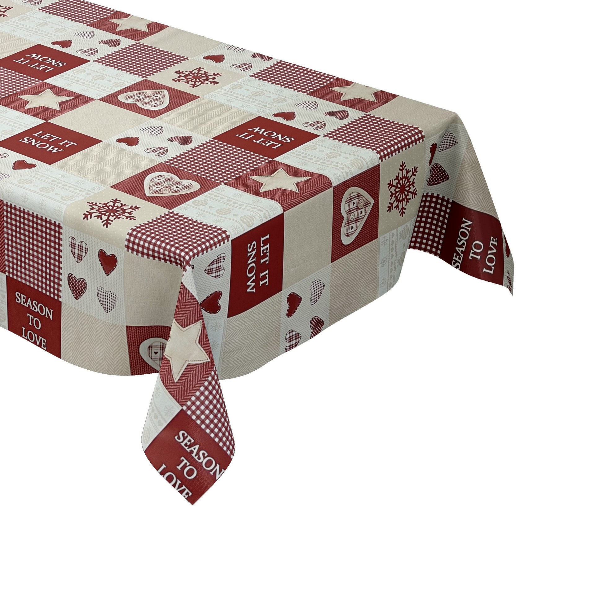 Wachstuch Tischdecke Weihnachten