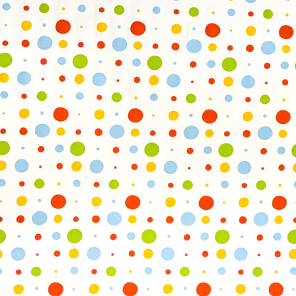Rouleau de toile cirée vendu au mètre KE45410 pois colorés