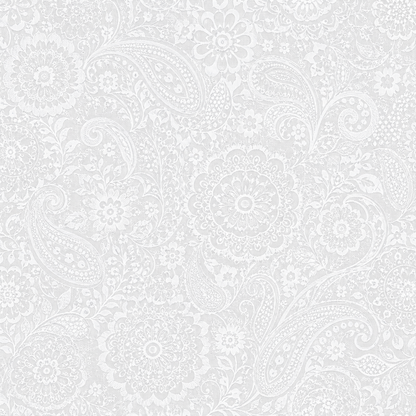 Jacquard Tischdecke aus beschichteter Baumwolle mit Fleckenschutz KLIMT weiß BOHO Blüten eckig rund oval