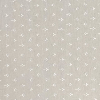 Jacquard Tischdecke aus beschichteter Baumwolle mit Fleckenschutz EcoNova LUNEL PIEDRA hellgrau Blätter eckig rund oval