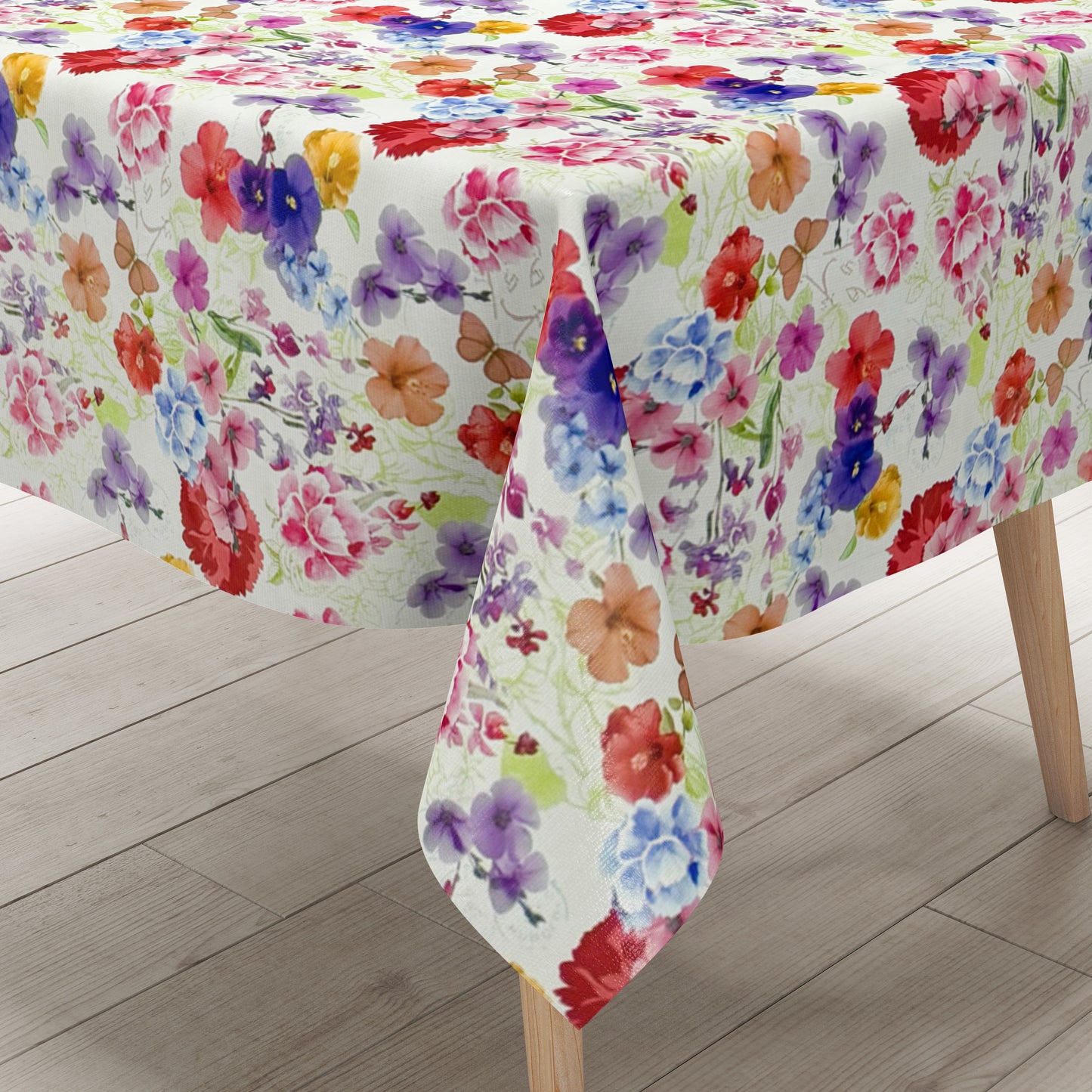Wachstuch Tischdecke Blumen