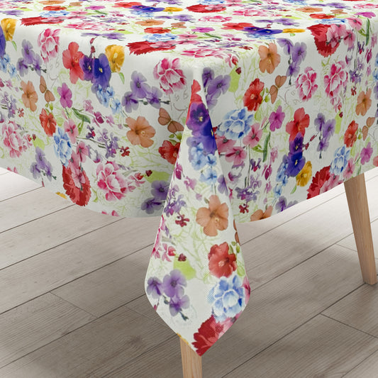 Wachstuch Tischdecke Blumen