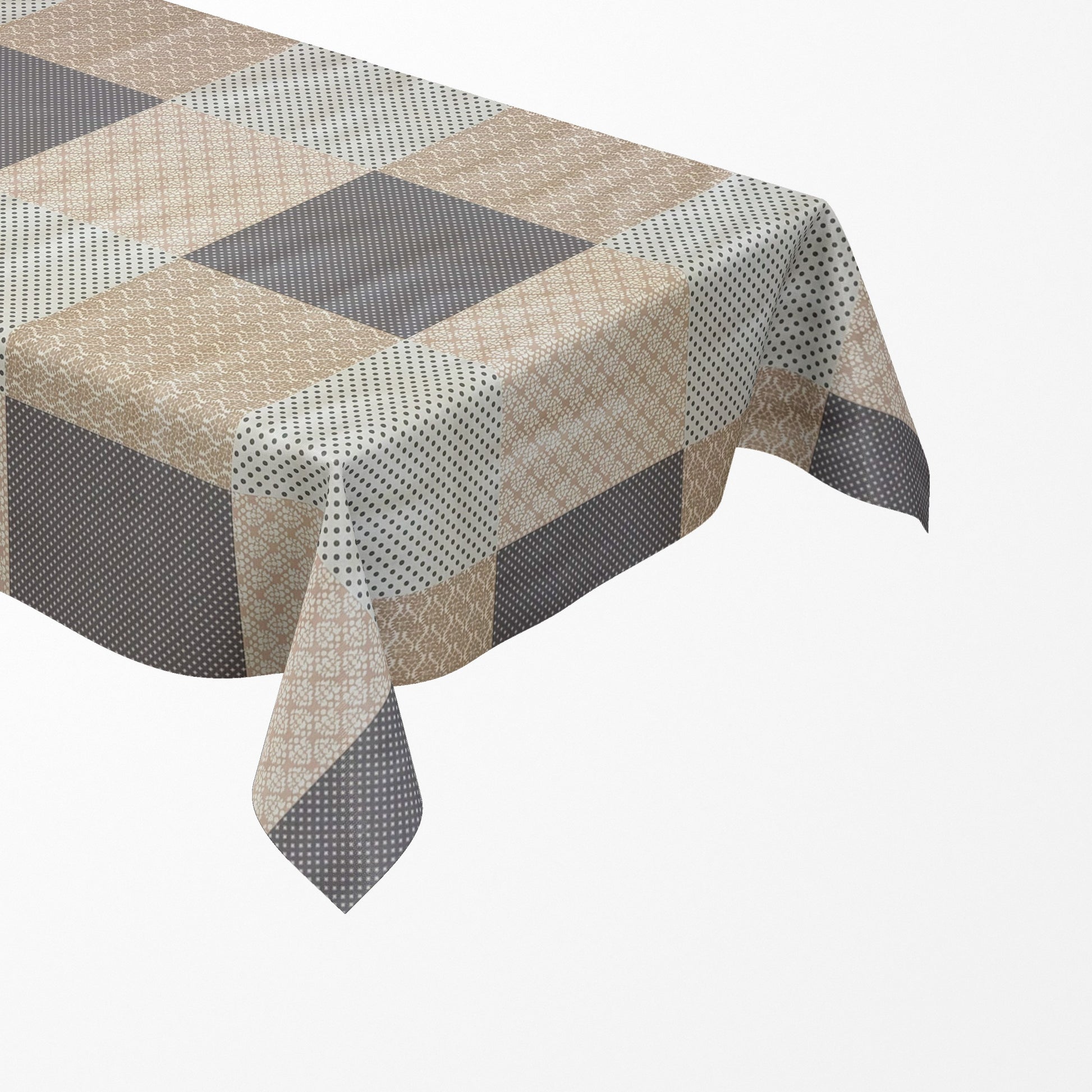 Wachstuch Tischdecke Patchwork Ornamente