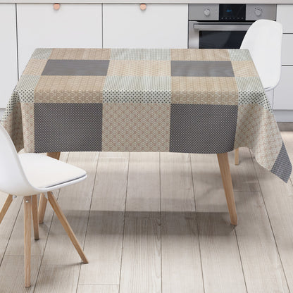 Wachstuch Tischdecke Patchwork Ornamente