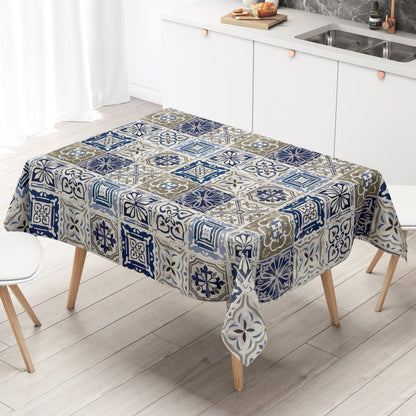 Wachstuch Tischdecke Fliesen Mosaik