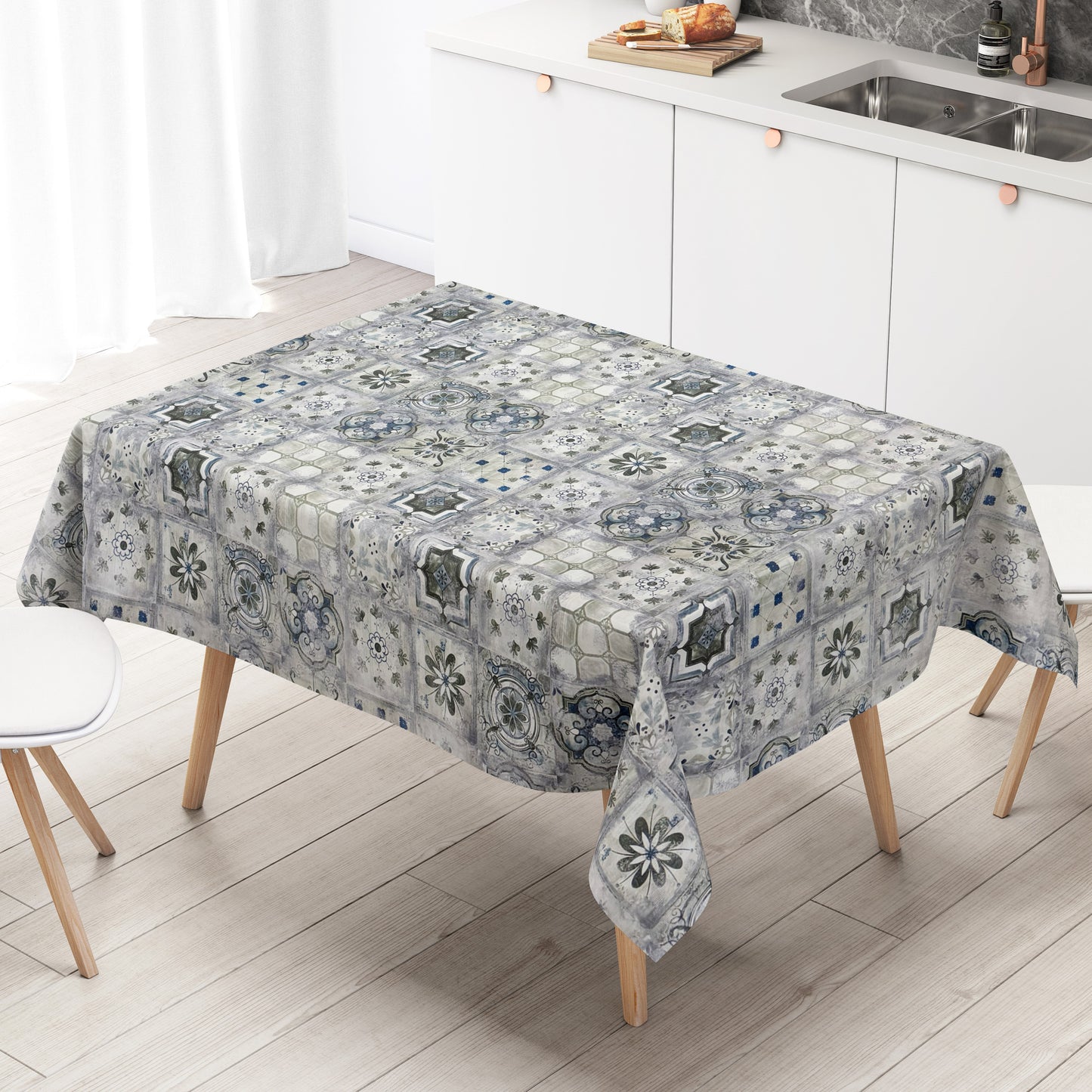 Wachstuch Tischdecke Mosaik