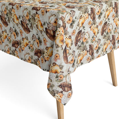 Jacquard Tischdecke Herbst Früchte Blätter Obst