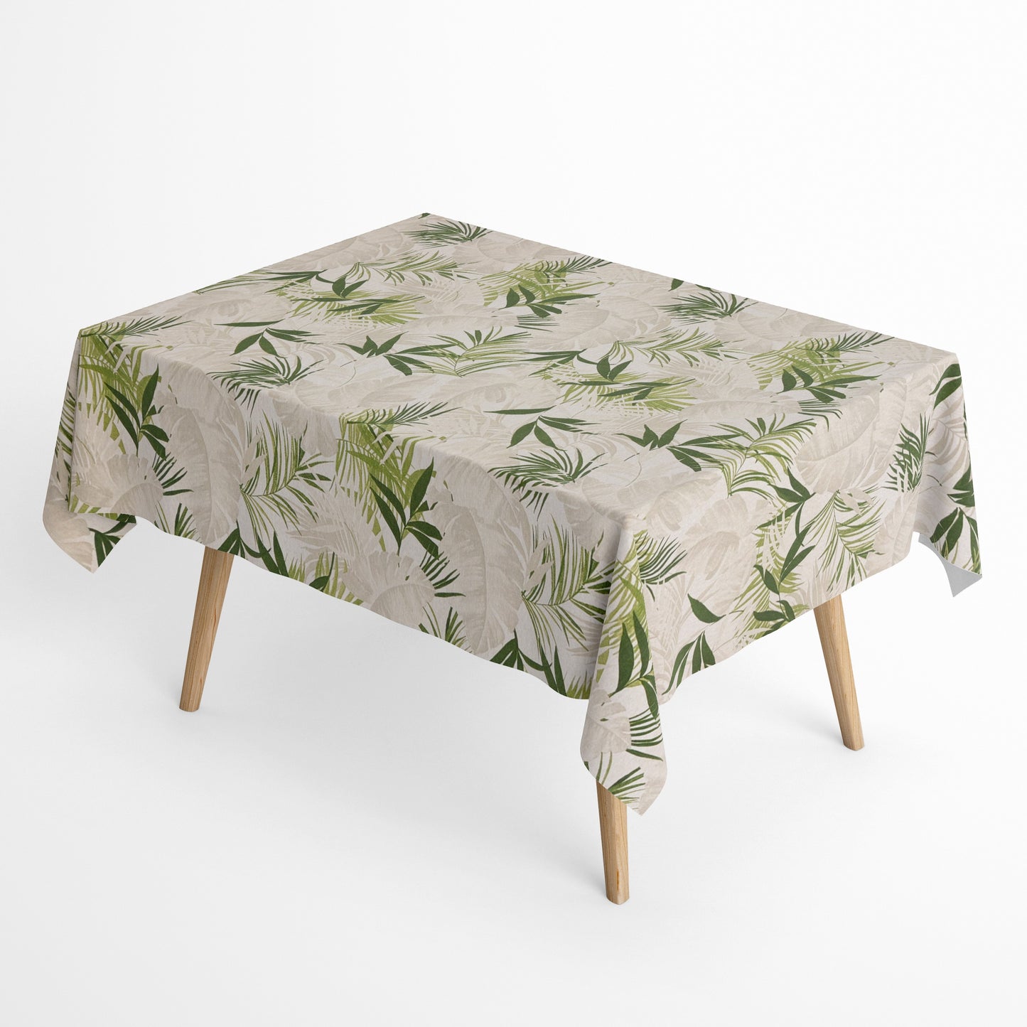 Baumwoll Tischdecke Palmen Dschungel