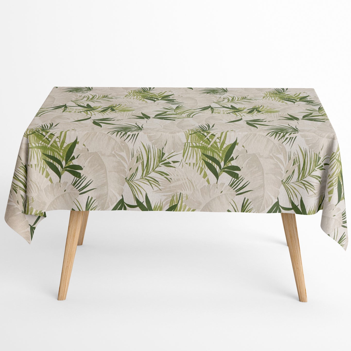 Baumwoll Tischdecke Palmen Dschungel