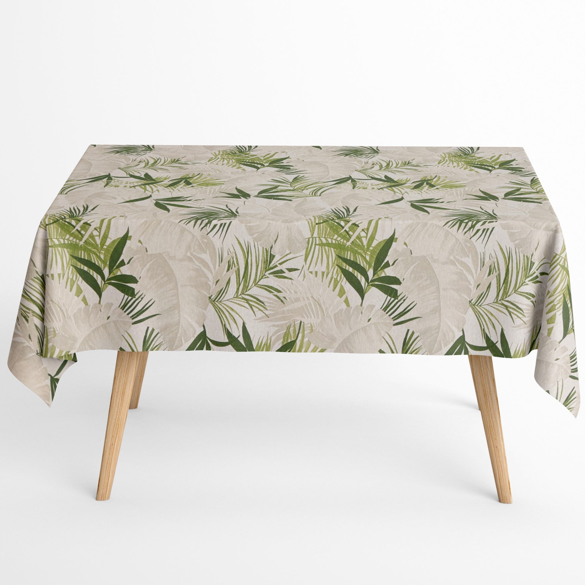 Baumwoll Tischdecke Palmen Dschungel