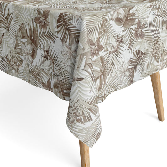 Baumwolltischdecke Dschungel Monstera Palmen