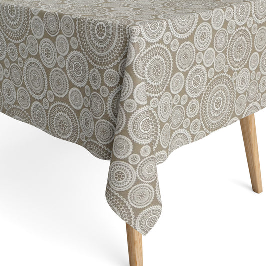 Baumwolltischdecke Mandala Kreise