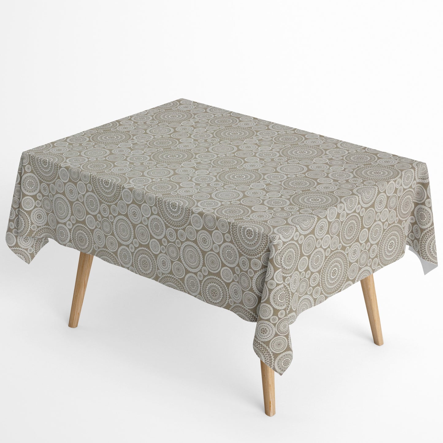 Baumwolltischdecke Mandala Kreise