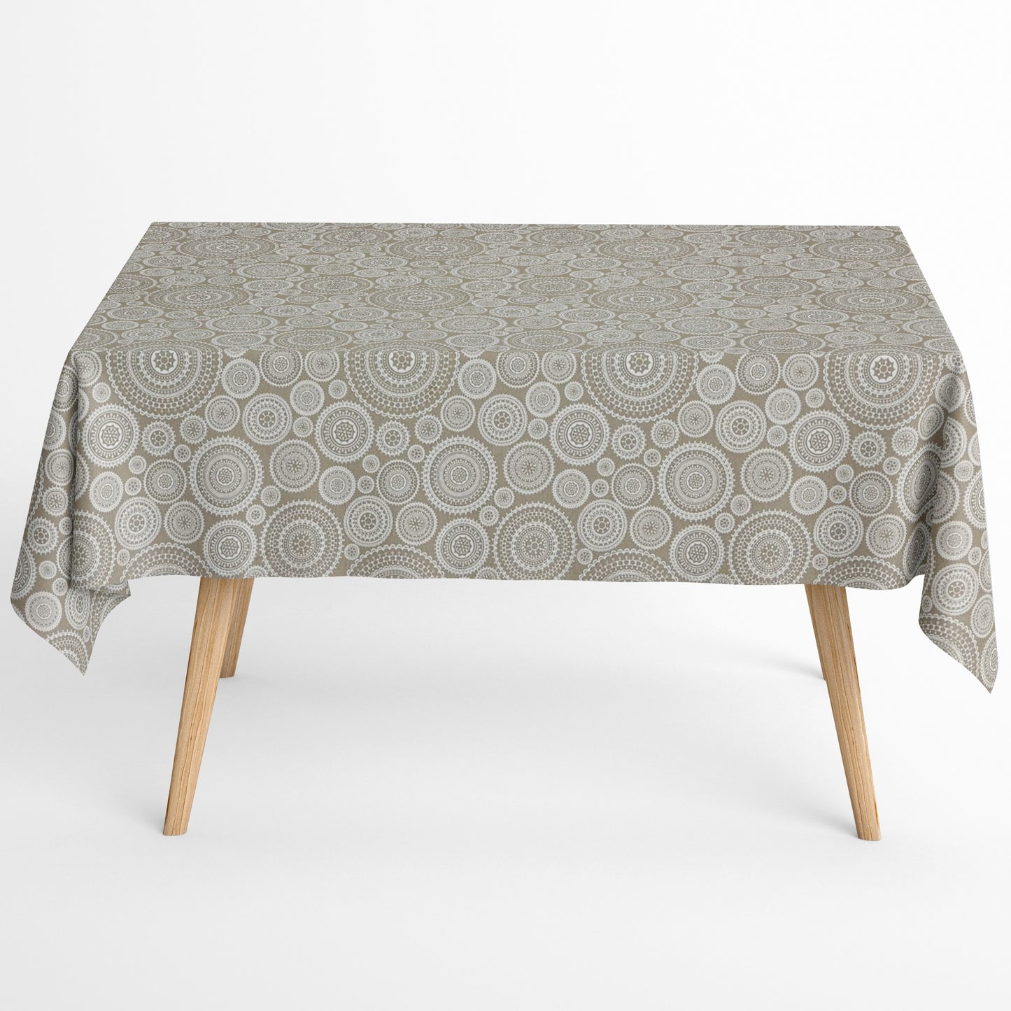 Baumwolltischdecke Mandala Kreise