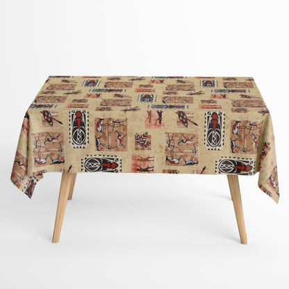 Tischdecke beschichete Baumwolle Afrika