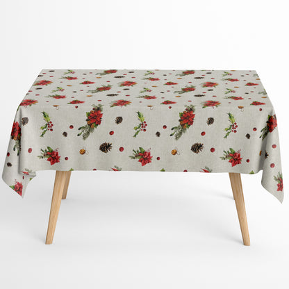 Baumwolltischdecke Weihnachten